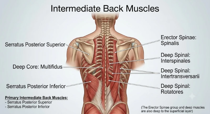 The Intermediate Back Muscles anatomy